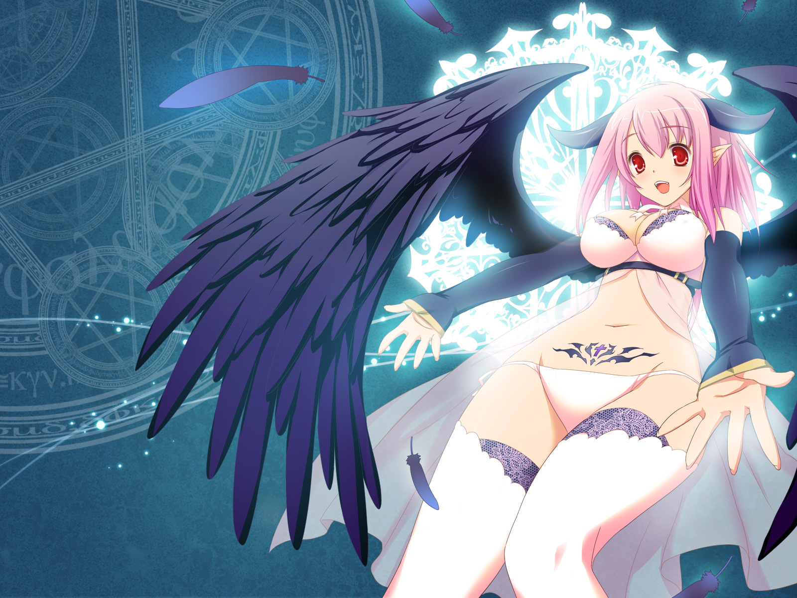 Anime Girl Angel High Resolution Wallpaper