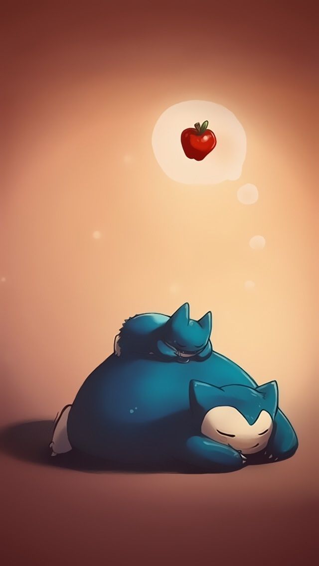 Snorlax And Munchlax Cute Pokemon iPhone Wallpaper Mobile9