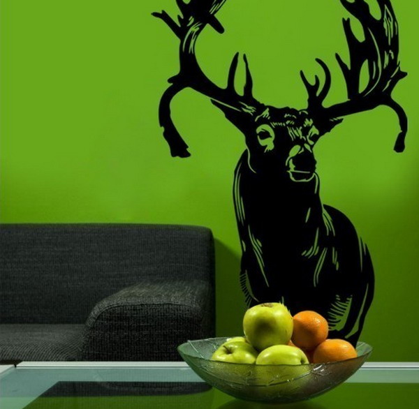 Wildlife Deer Wall Mural Wallpaper Picswallpaper