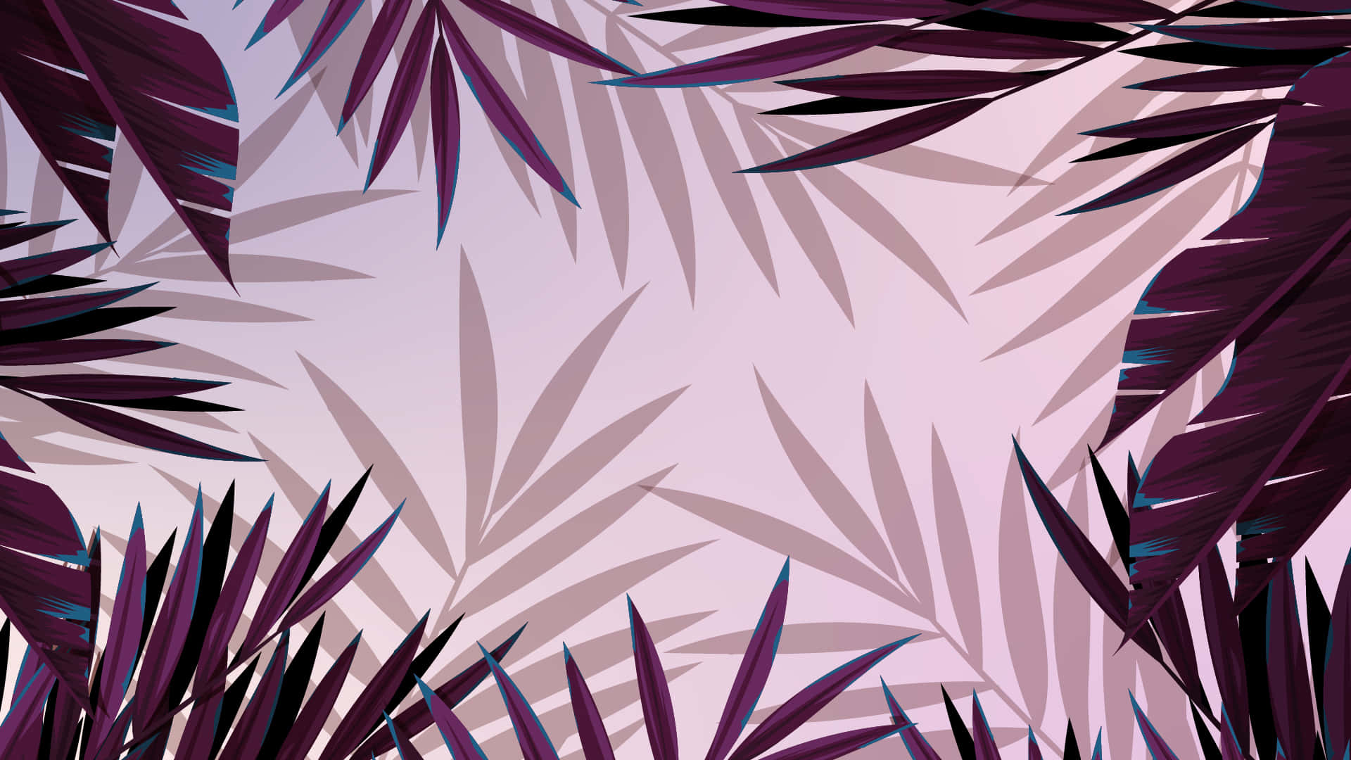 Tropical Leaves Desktop Wallpaper