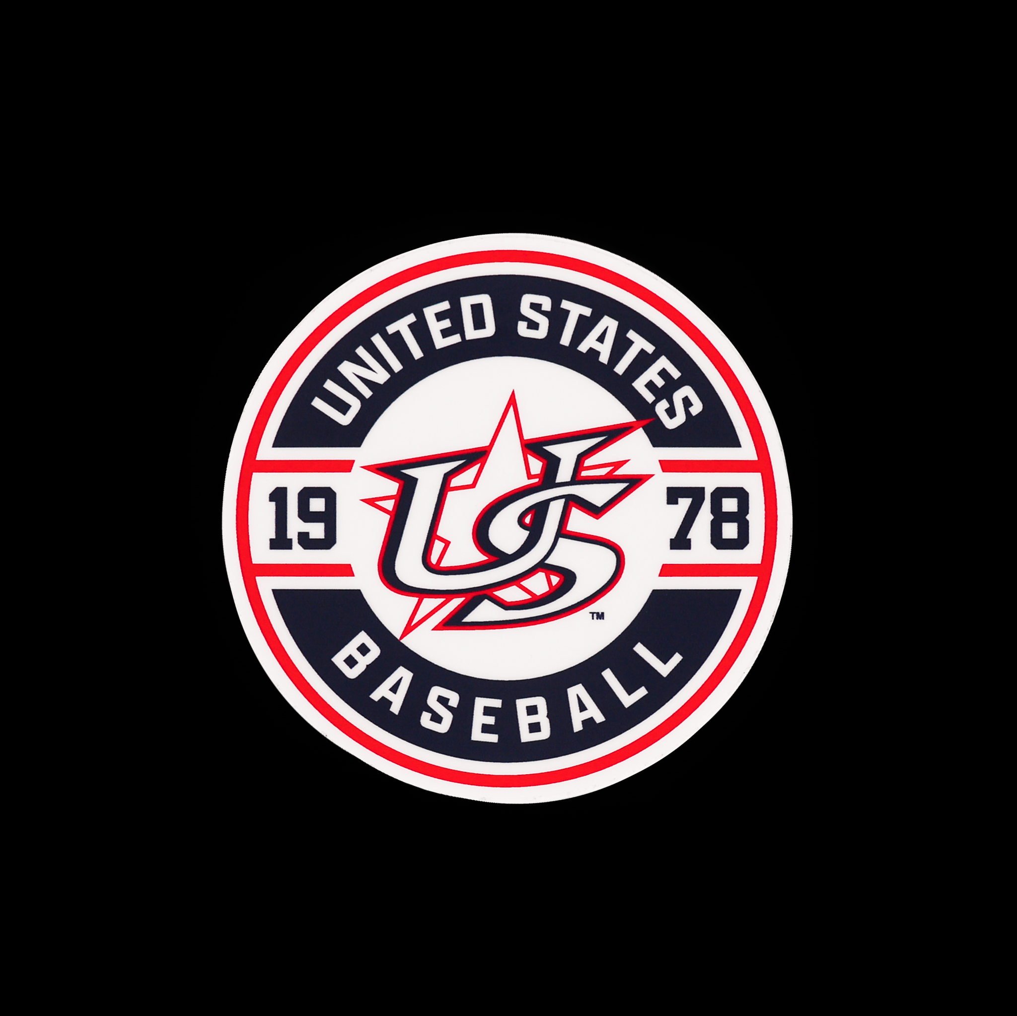 United States Baseball Decal Usa Shop