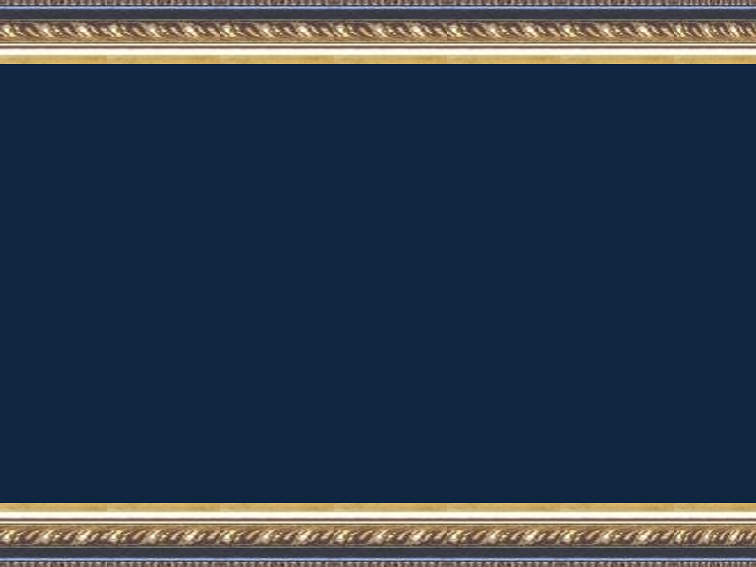 Powerpoint Template Navy And Gold Small Framed Accents By