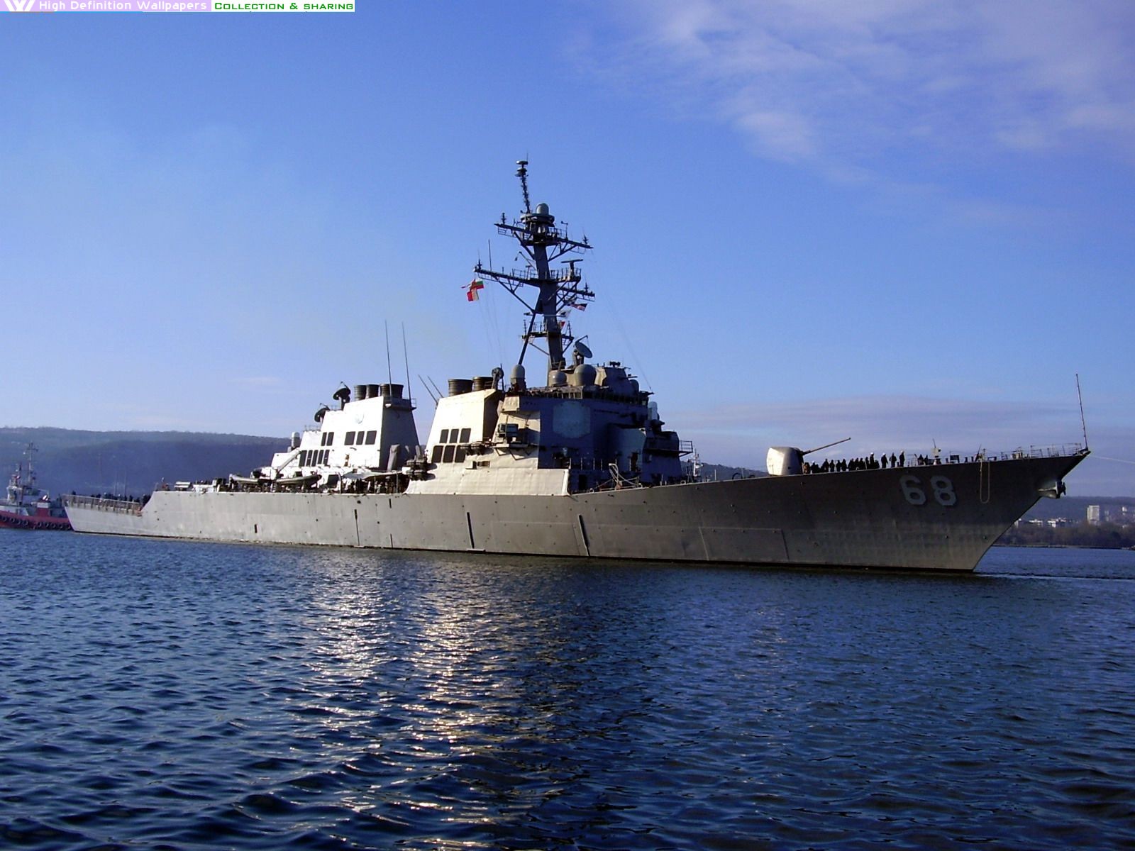  US Navy Arleigh Burke Class Guided Missile Destroyer wallpaper