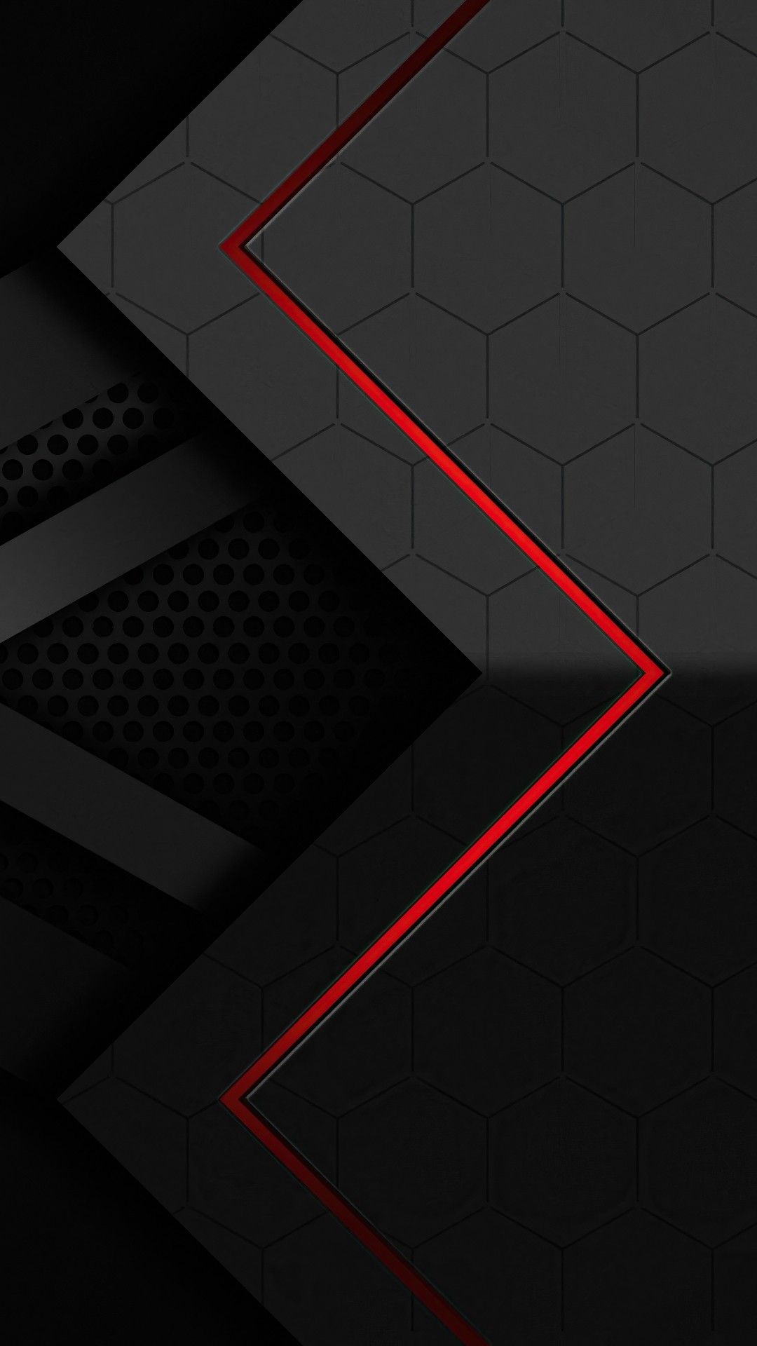 Red And Black Abstract Phone Wallpaper