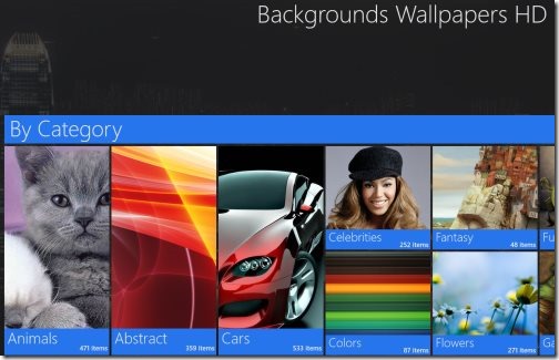 Background Wallpaper HD Windows App