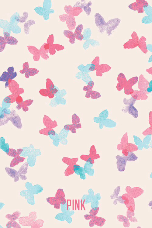 Mixerlittlegirl Butterfly Pink Vs Wallpaper On We Heart It