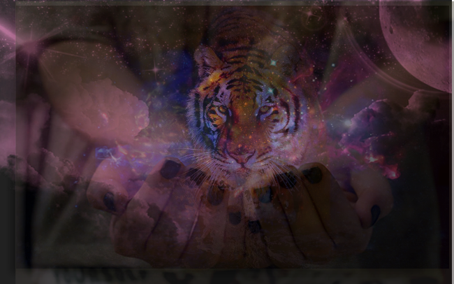Mystic Tiger Galaxy Wallpaper By Lizzywolffire6