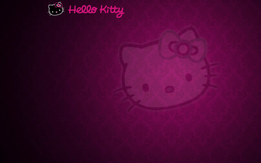 Hello Kitty Wallpaper Purple By Mfsyrcm