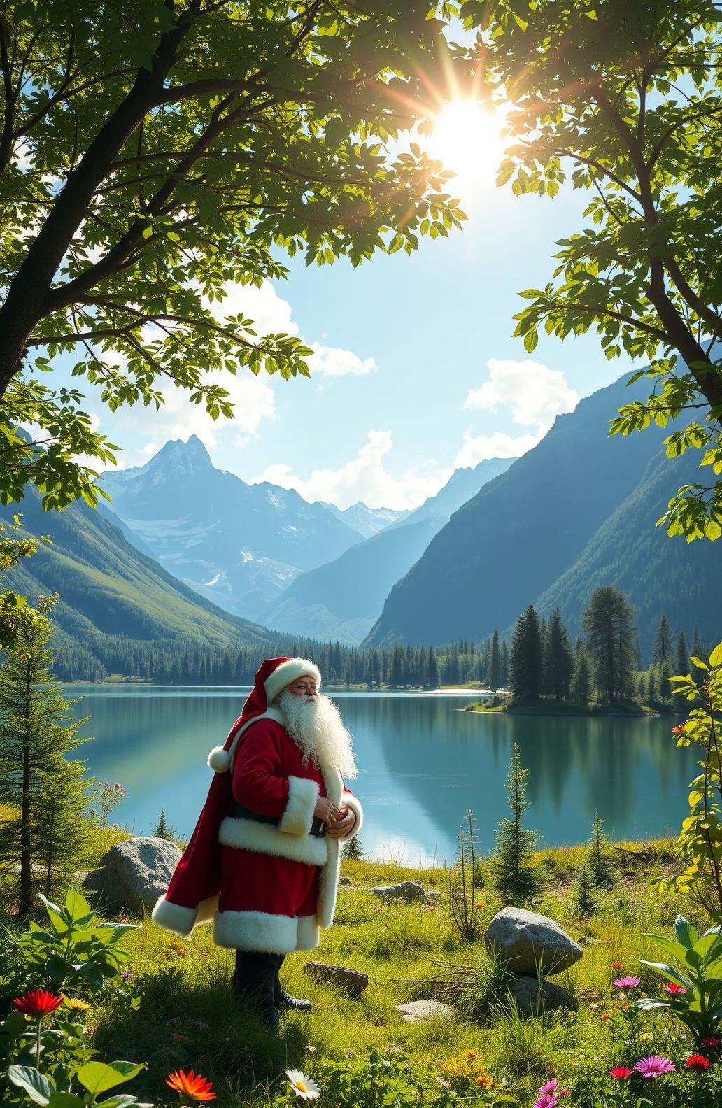 Santa Banta Nature Wallpaper