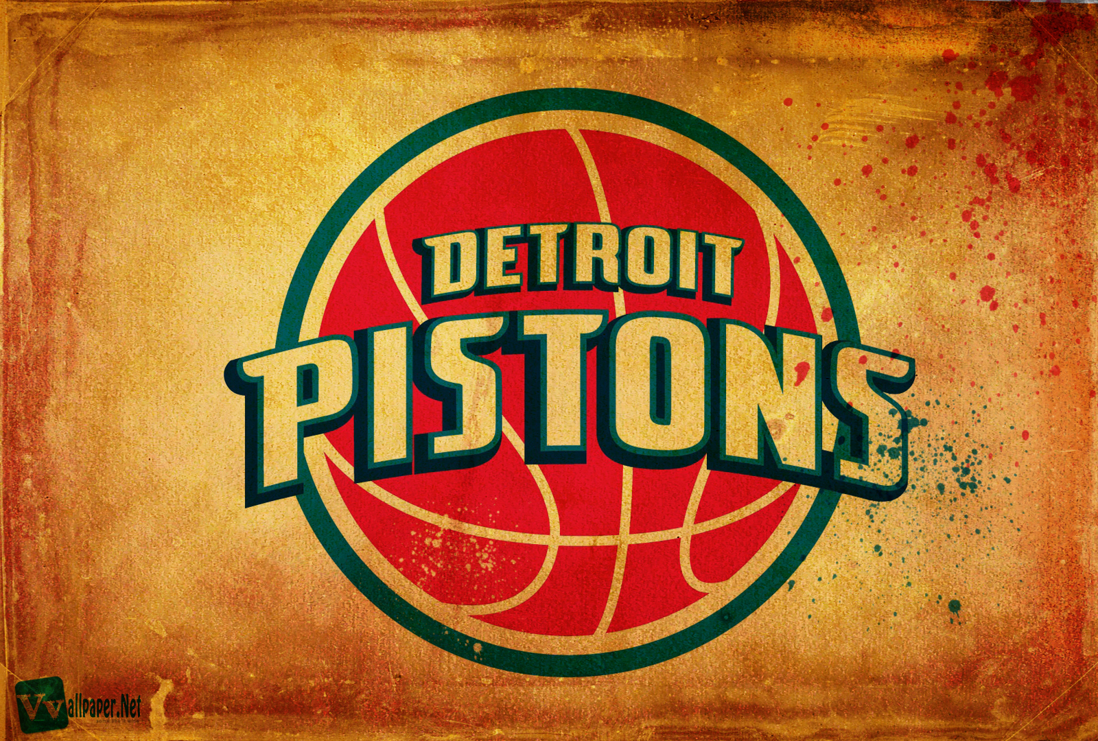 Detroit Pistons Logo Designs HD Wallpaper In