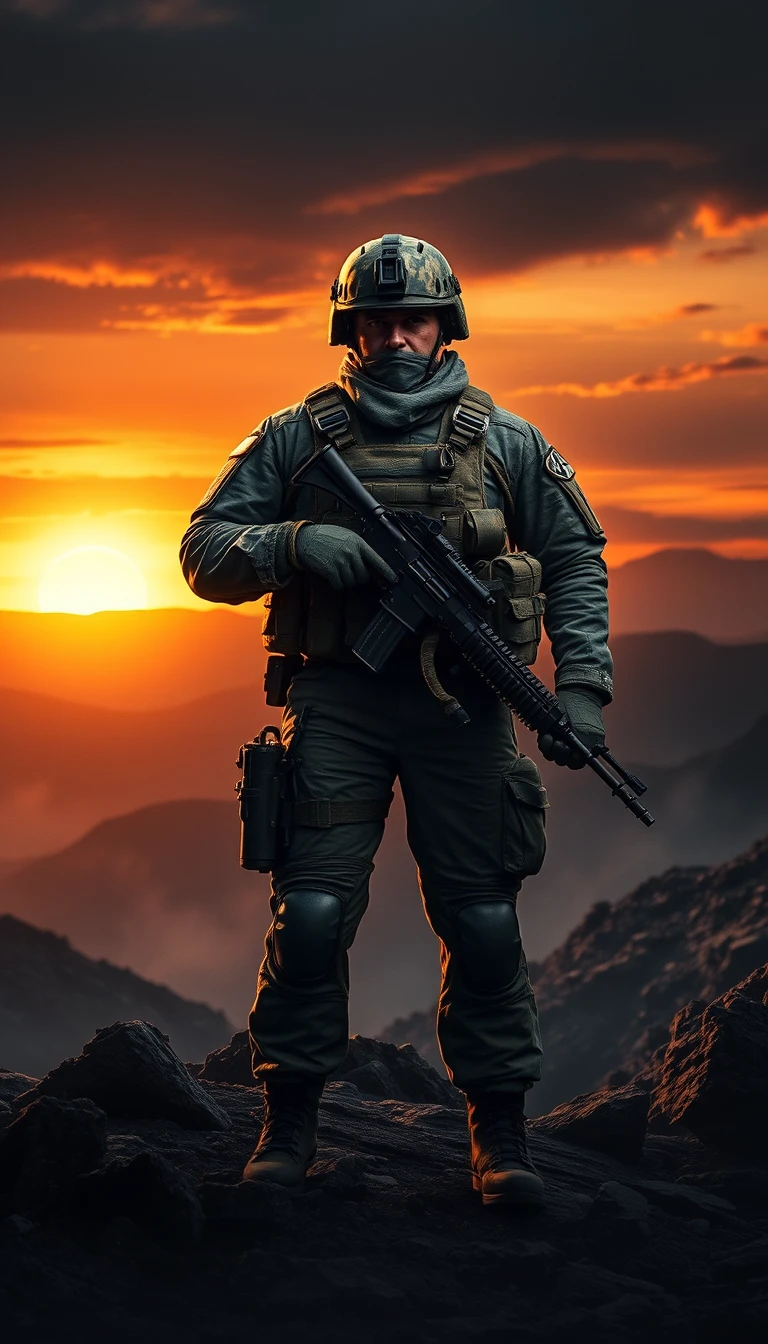 Military Soldier Phone Wallpaper