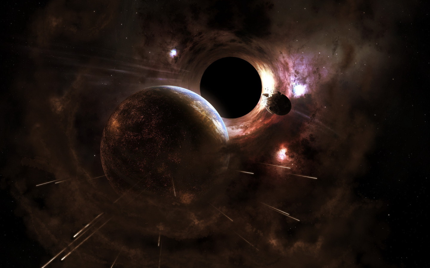 Outer Space Black Holes