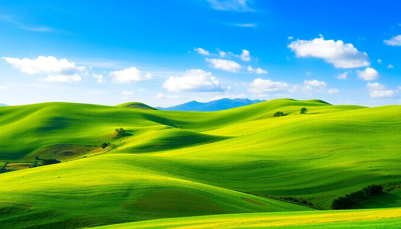 Green And Blue Wallpaper