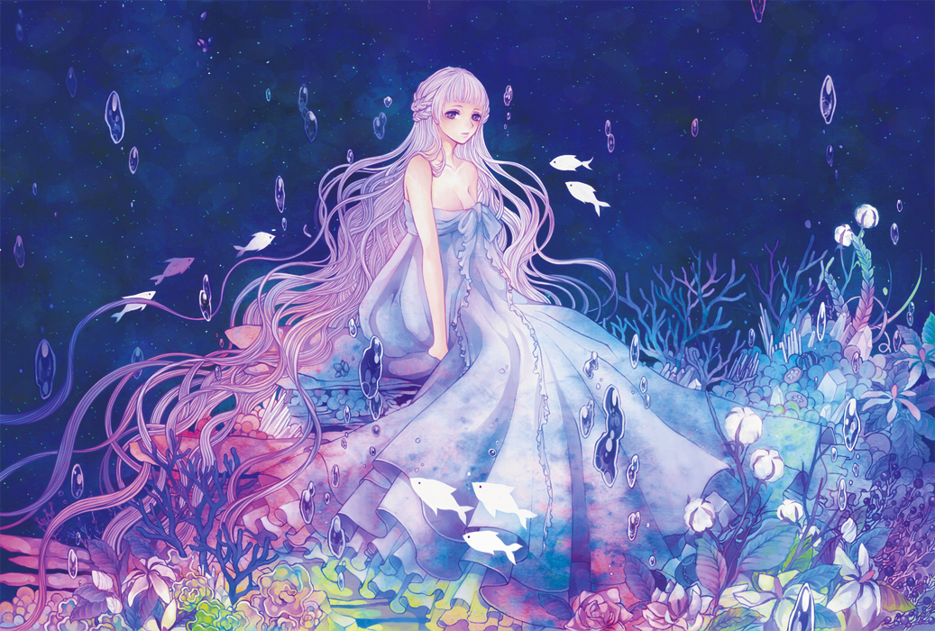 49 Anime Mermaid Wallpaper On Wallpapersafari