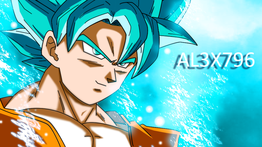 Goku Ssgss Fukkatsu No F Fanart By Al3X796