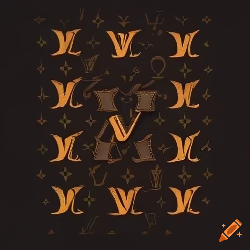 Louis Vuitton Logo Wallpaper Black