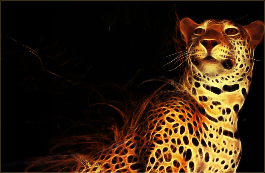 Jaguar Fractal Wallpaper By Pimart