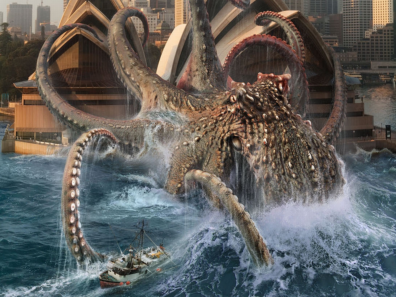 Fantasy Kraken Wallpaper