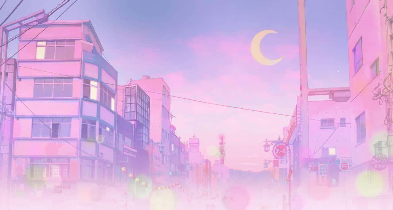 Enjoy This Cute Aesthetic Anime Desktop Background