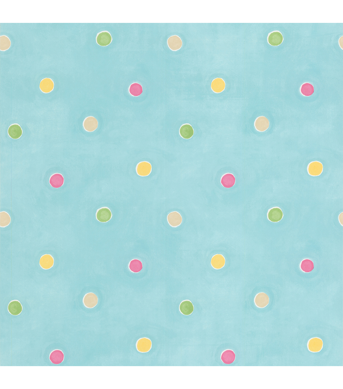 Polka Dots Wallpaper Samplesprinkles Aqua Sample