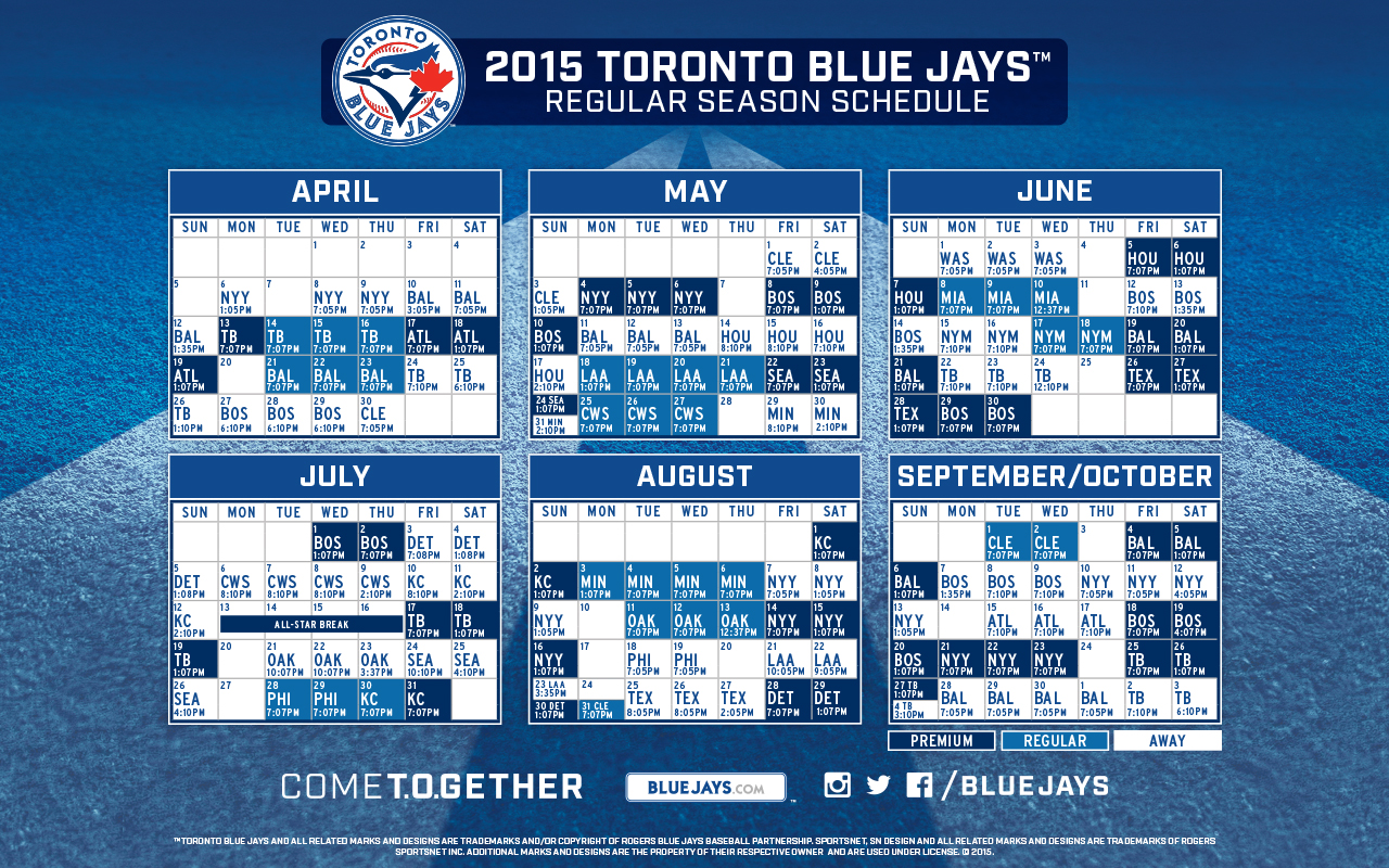 Blue Jays Schedule Toronto Happy Greeting