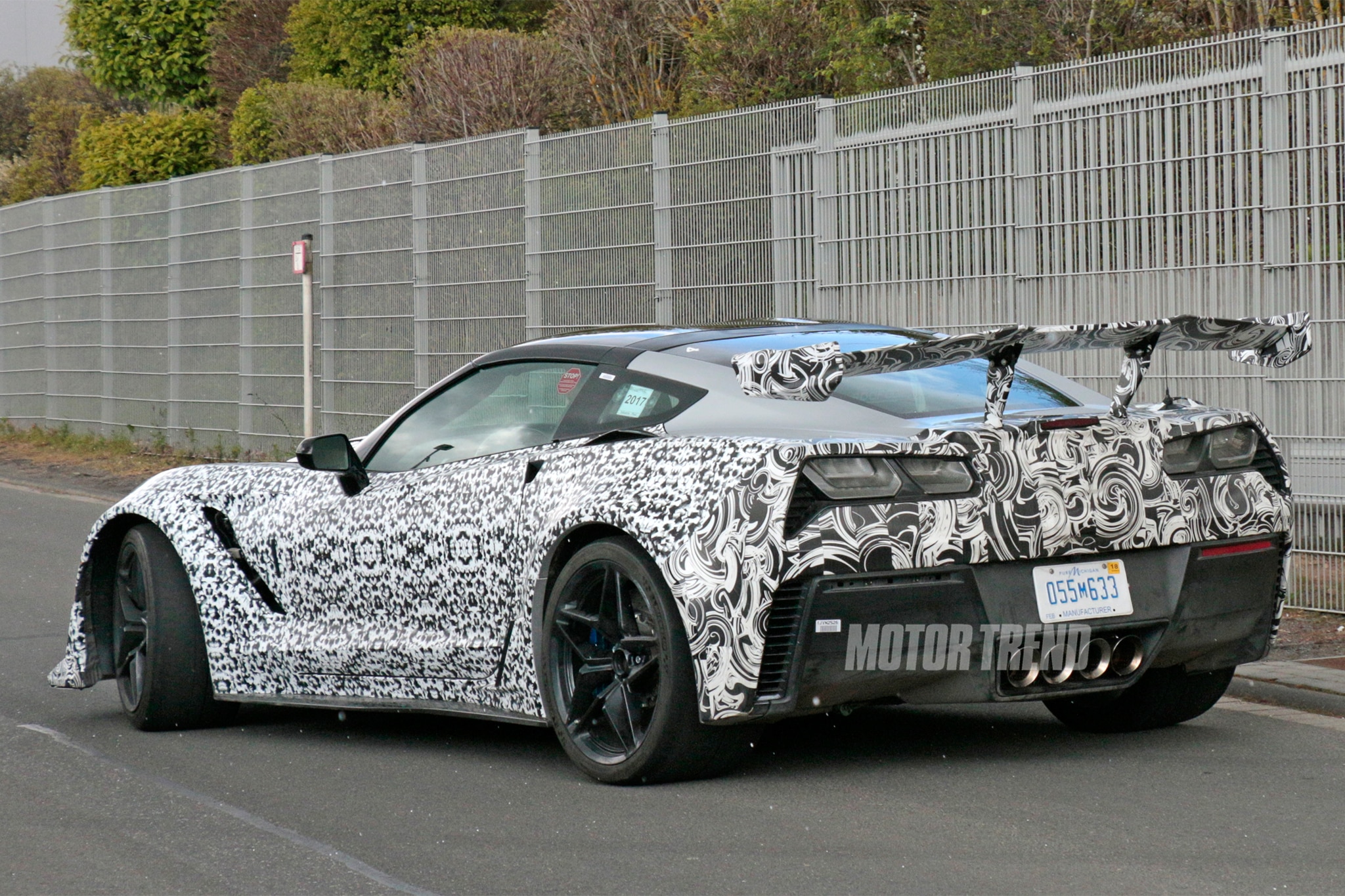 Spied Chevrolet Corvette Zr1 Tests At The