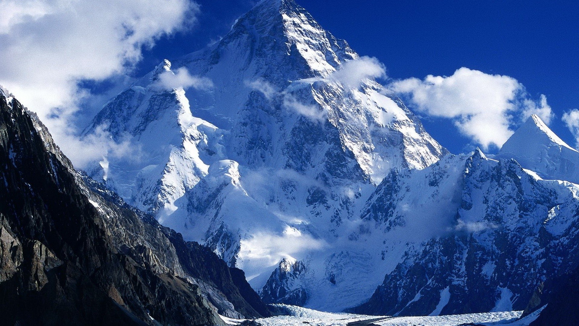 Snowy Mountains Wallpaper HD