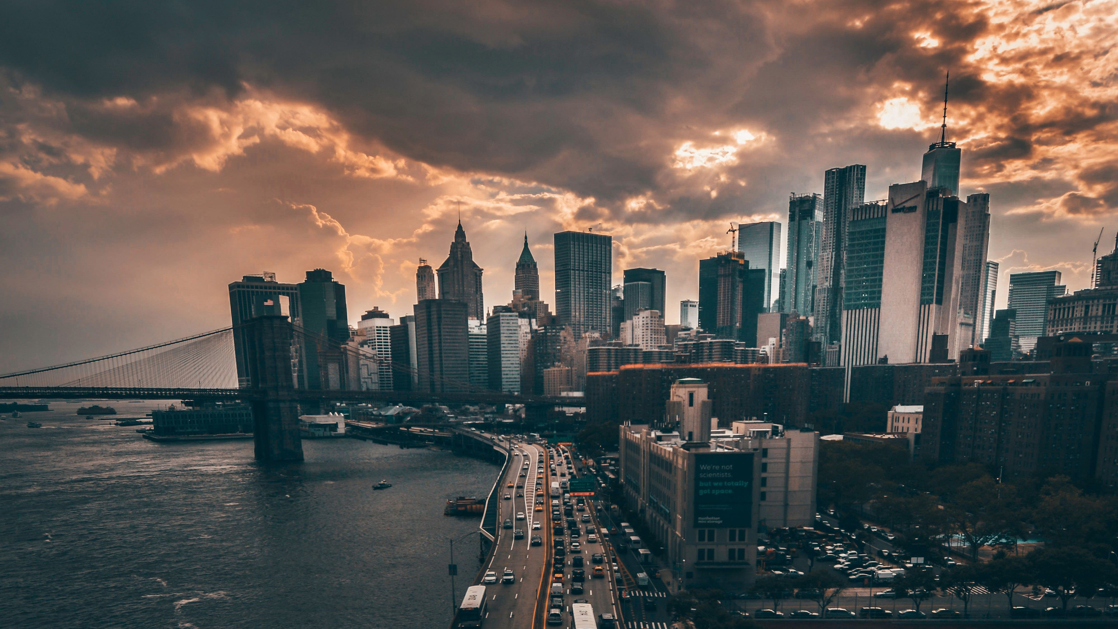 Manhattan New York City 4k HD Wallpaper Image
