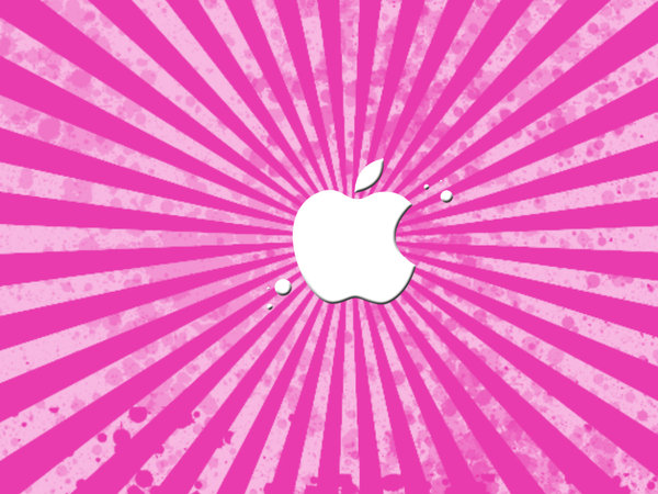Pink Apple Background Mac By Amysprinkles