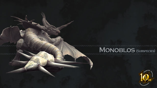 Mh 10th Anniversary White Monoblos Wallpaper Jpg Monster Hunter
