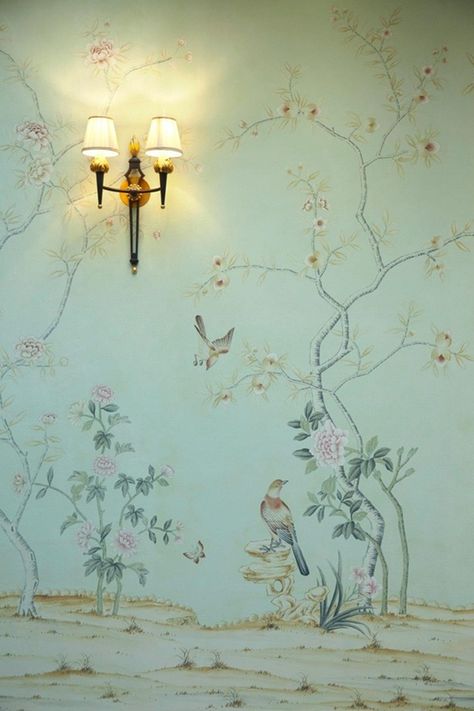 Chinoiserie Wallpaper More Birds Guest Bedrooms Wall Paper
