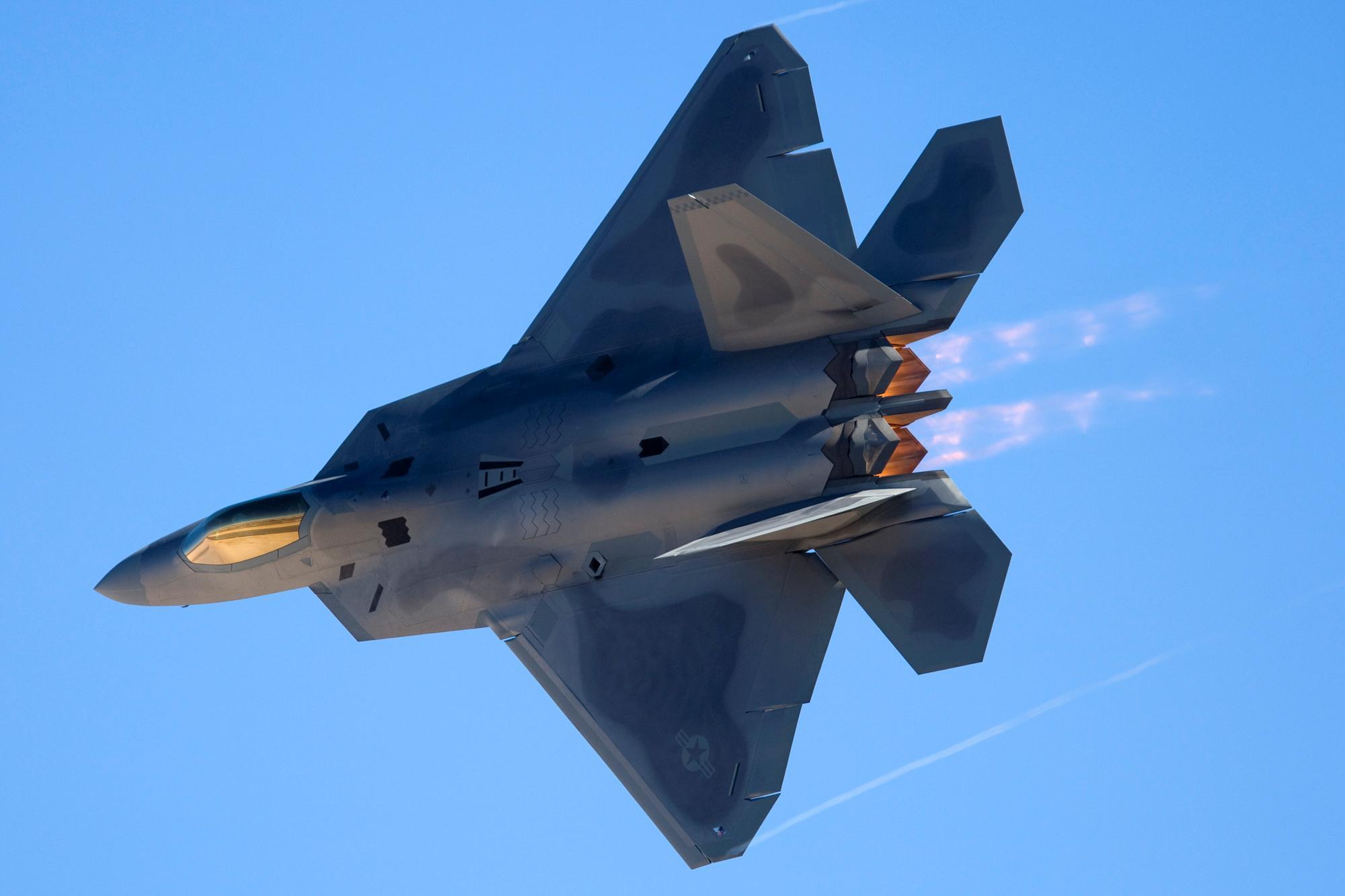 F Raptor At Nellis Afb High Quality Wallpaper