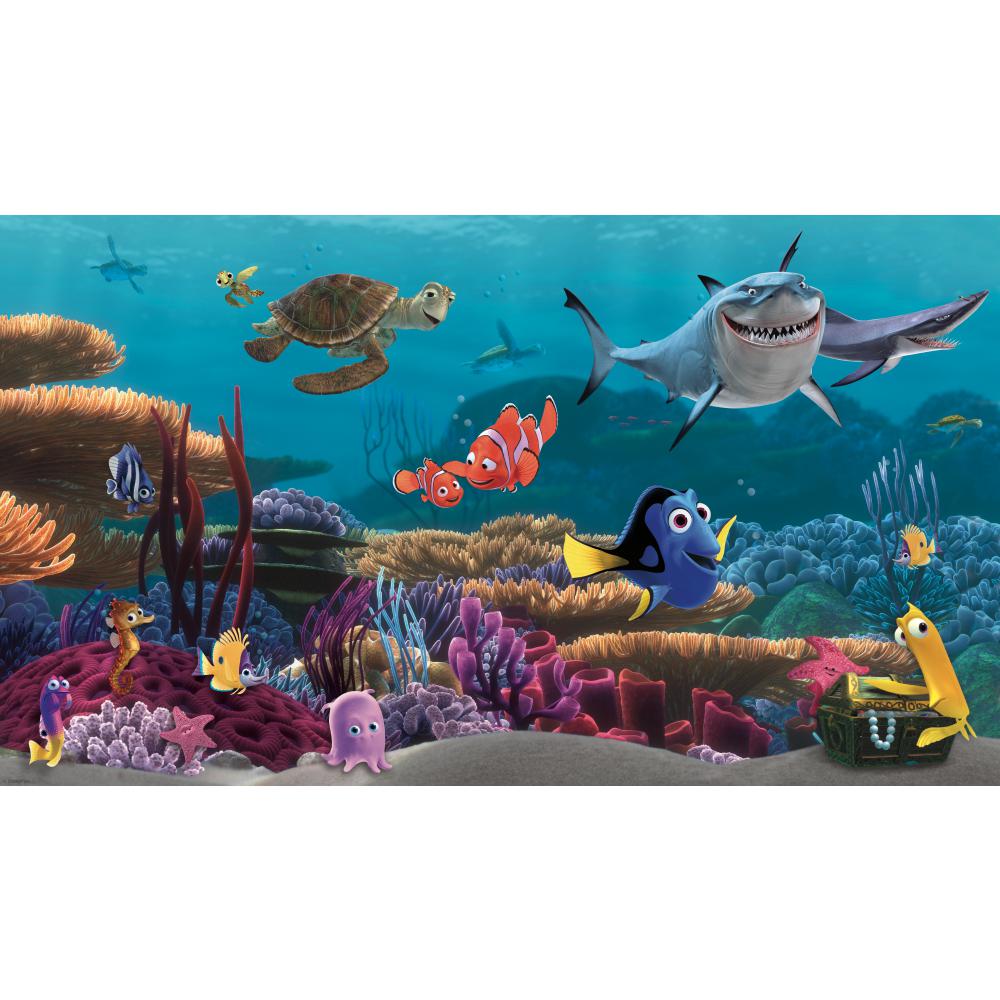 Kids Ii Finding Nemo Mural Wallpaper Border Inc