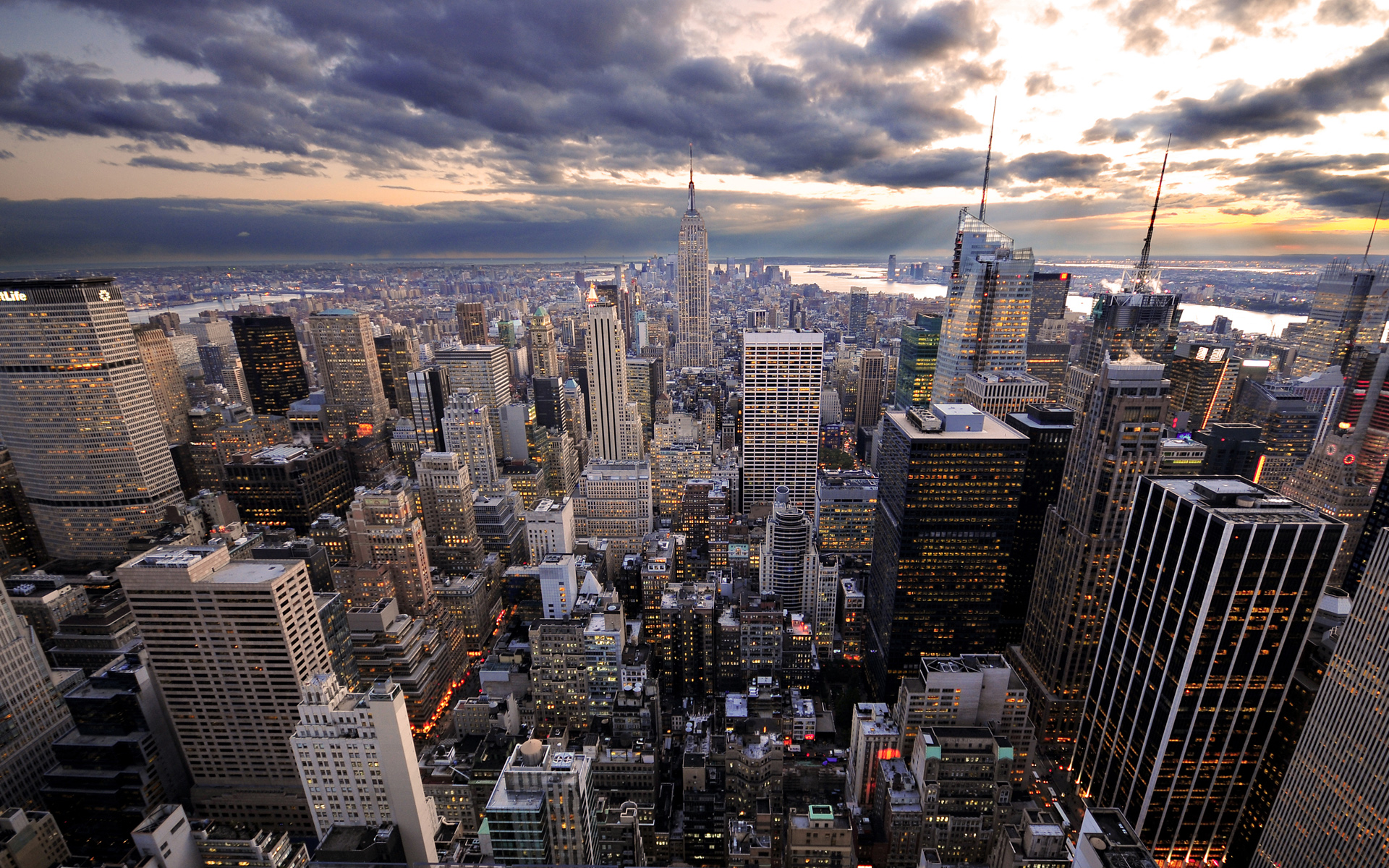Daily Wallpaper Bird S Eye Of New York I Like To Waste My Time