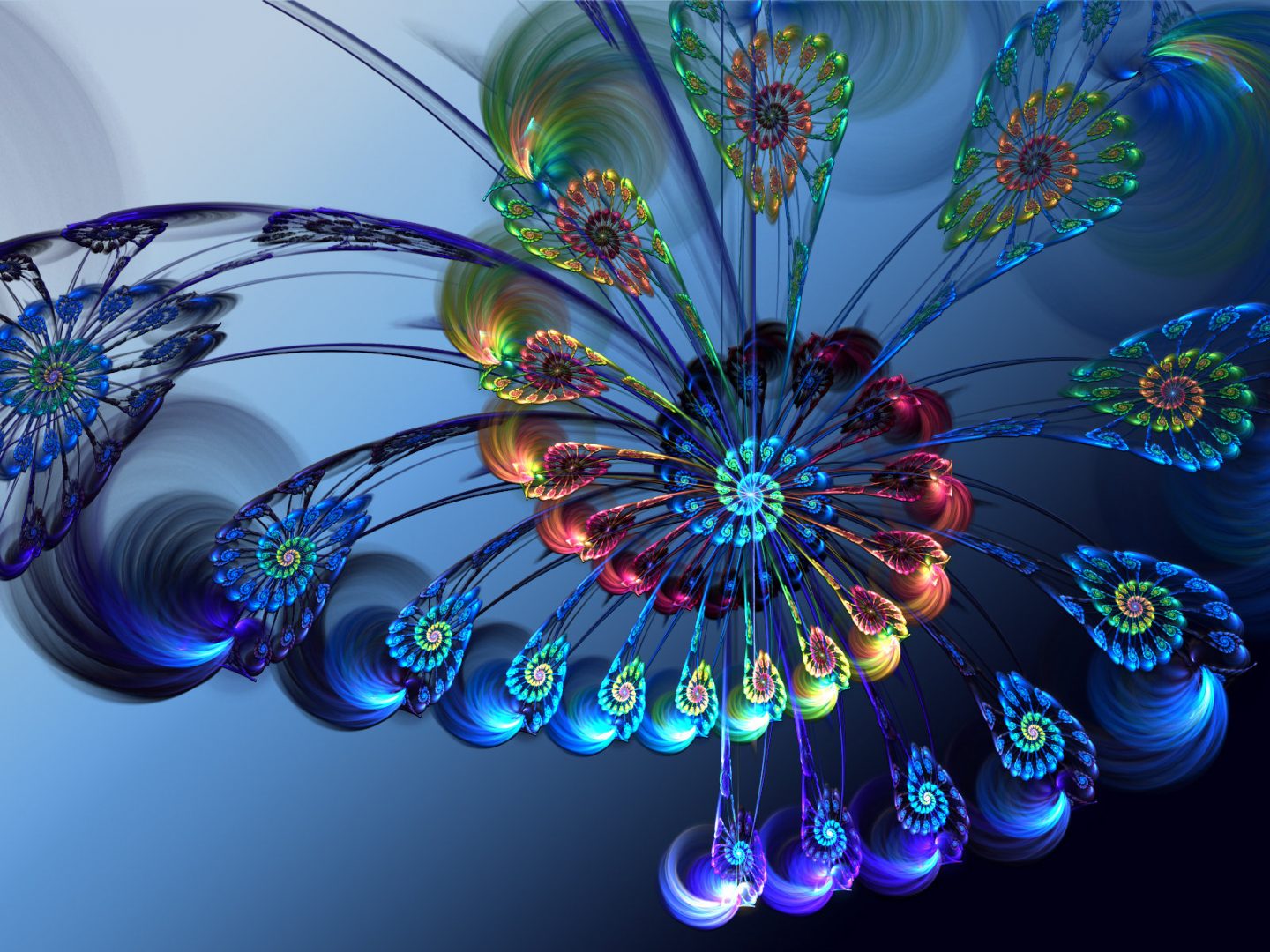 Flor abstracta 3D