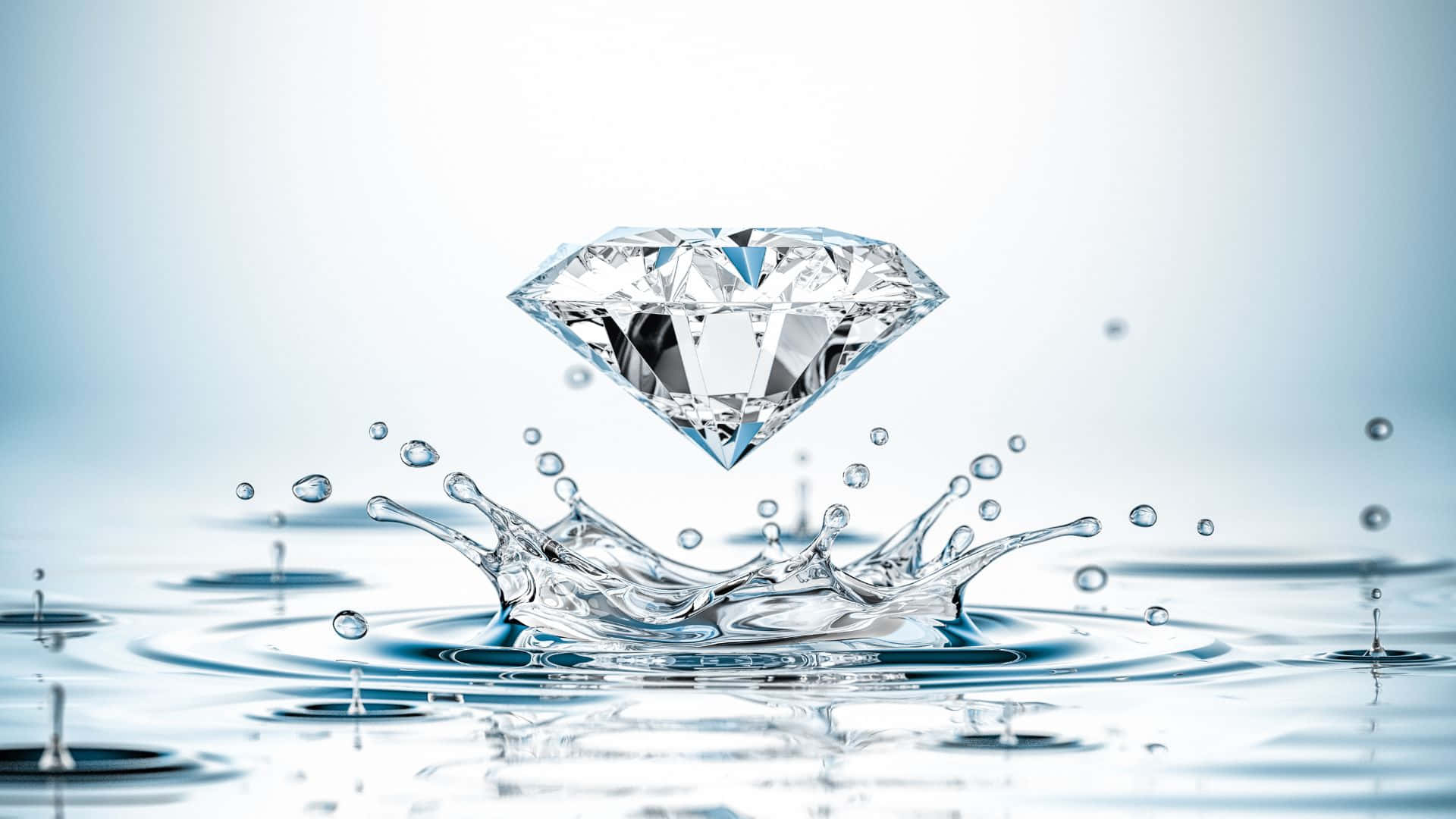 Water Splash Background Wallpaper