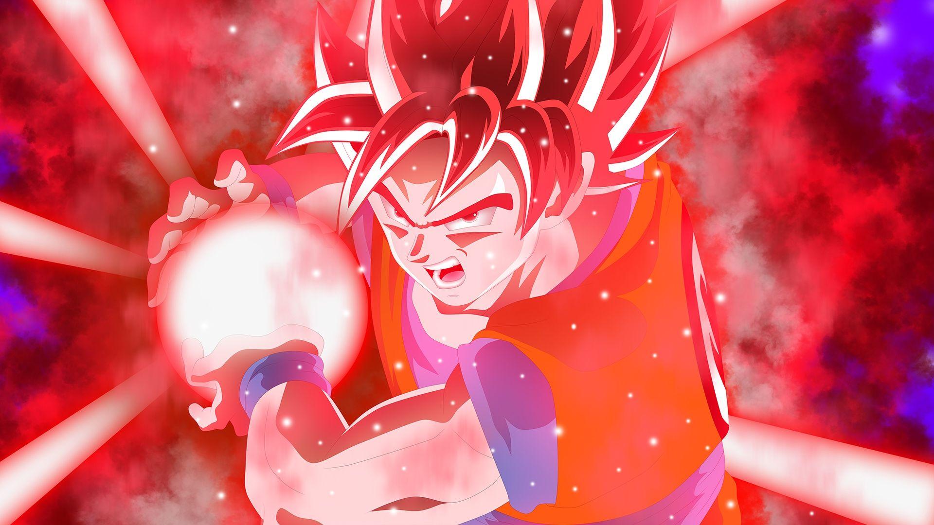 Goku Ssj God Wallpaper
