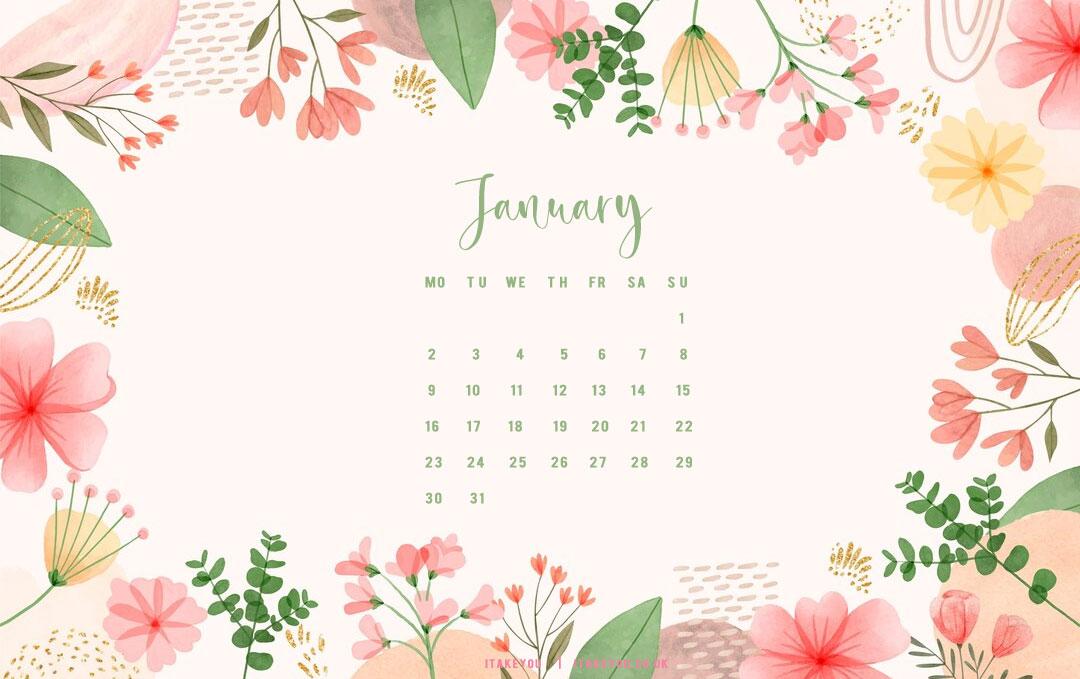 January Wallpaper Ideas For Floral I