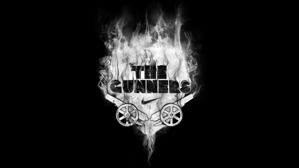 Fc Arsenal Football Club The Gunners Art Smoke Guns Nike