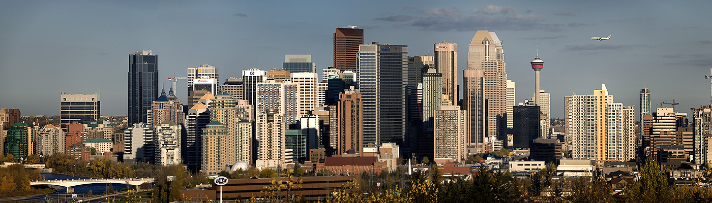 Just realized LinkedIn does backgrounds A photo of Calgary cut to