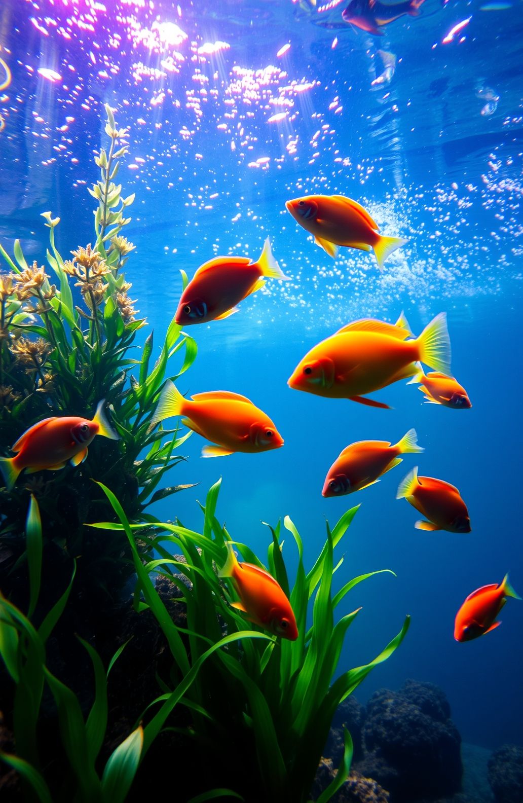 Fish Swimming Live Wallpaper
