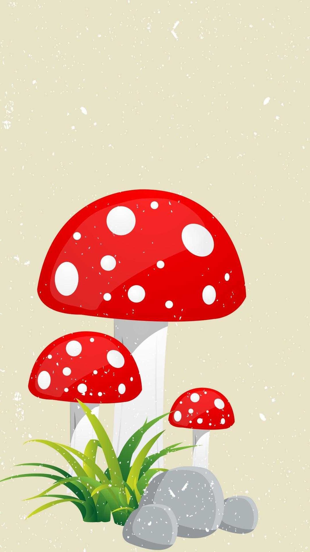 Mushroom forest Wallpaper 4K Surreal AI art Fantasy 10854