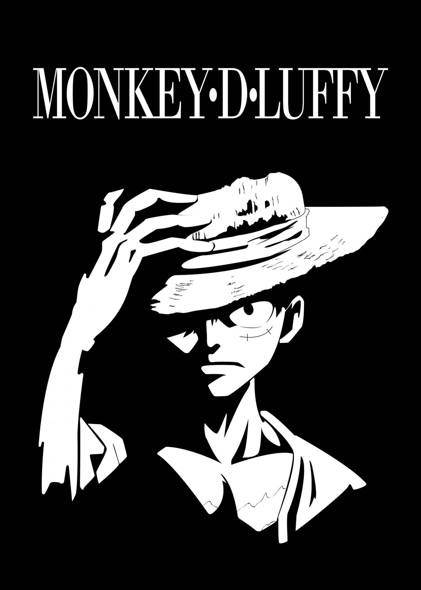 Luffy Black Wallpaper