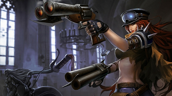 With Guns Miss Fortune Wallpaper High Resolution