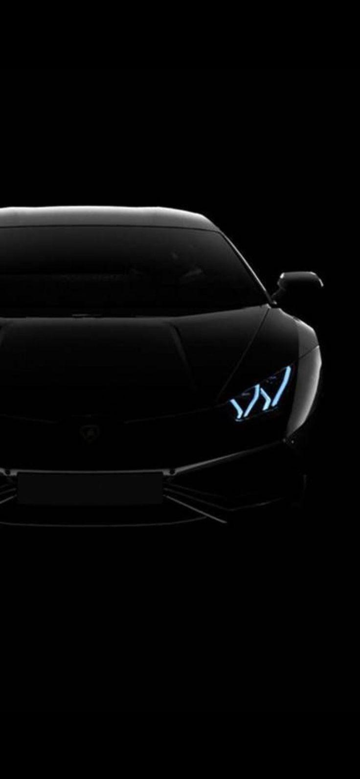 Lamborghini Front End With Blue Lights