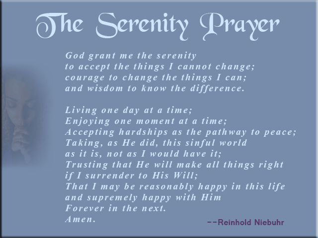 Serenity Prayer Phone
