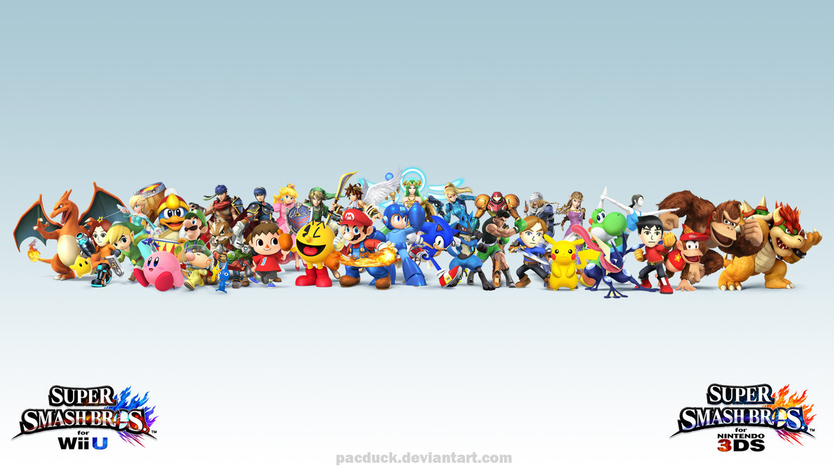 Super Smash Bros Wii U 3ds Wallpaper By Pacduck