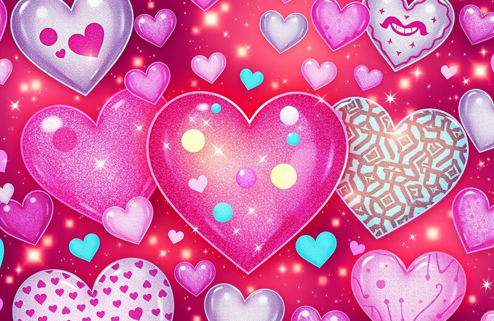 Y2k Heart Wallpaper