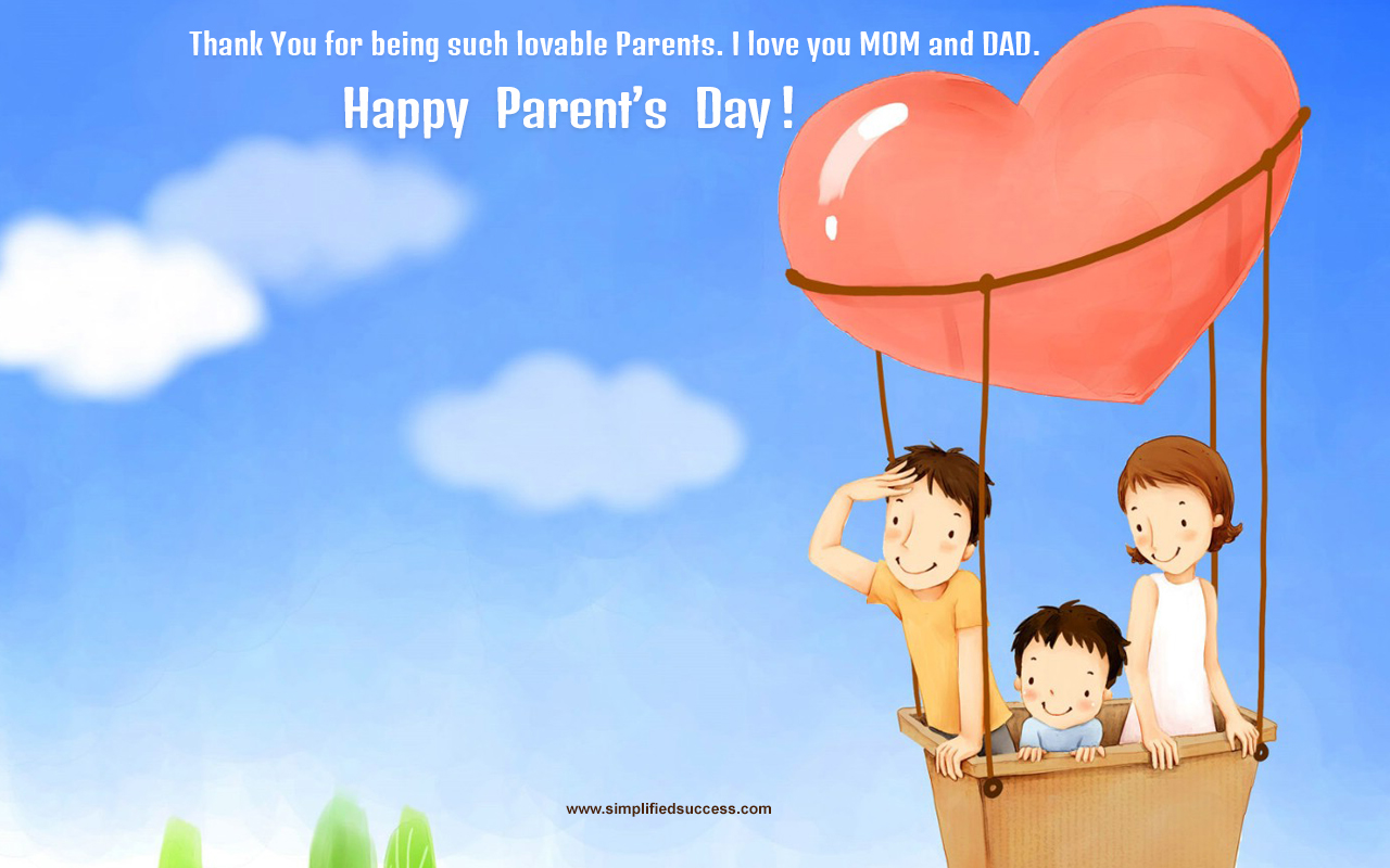 Happy Parents Day HD Wallpaper For Pc