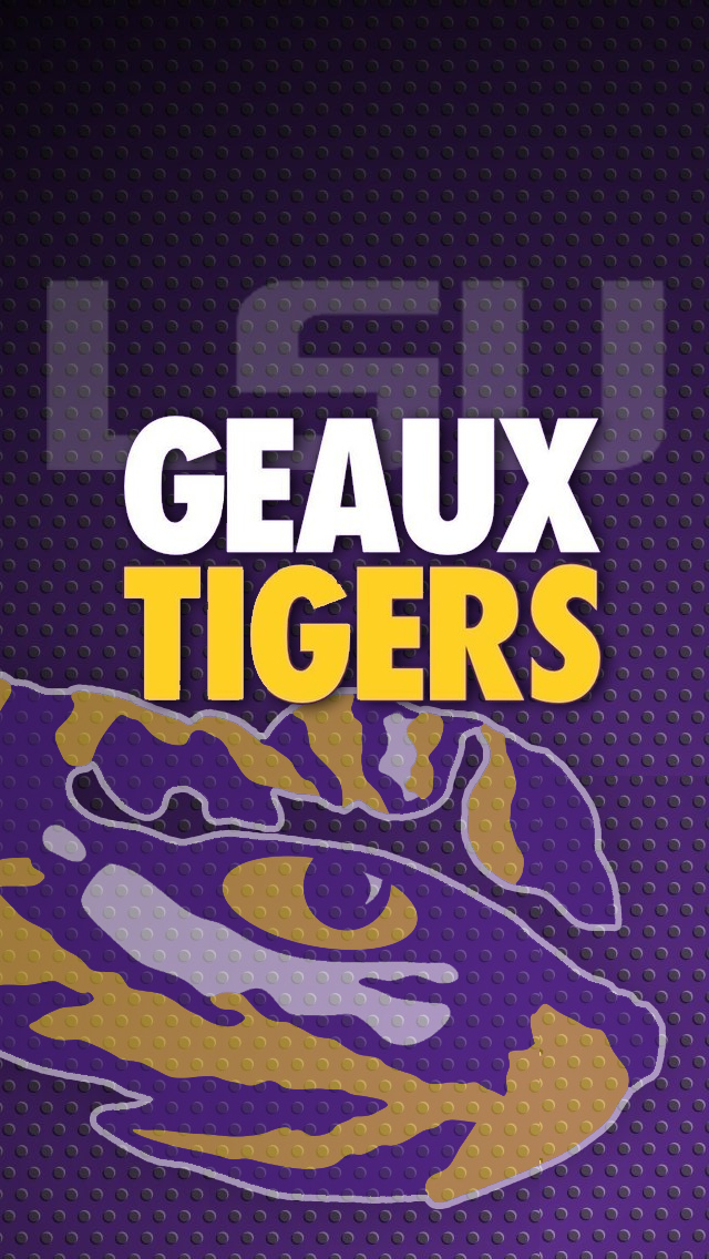 Geaux Tigers LSU iPhone 5 Wallpaper 640x1136